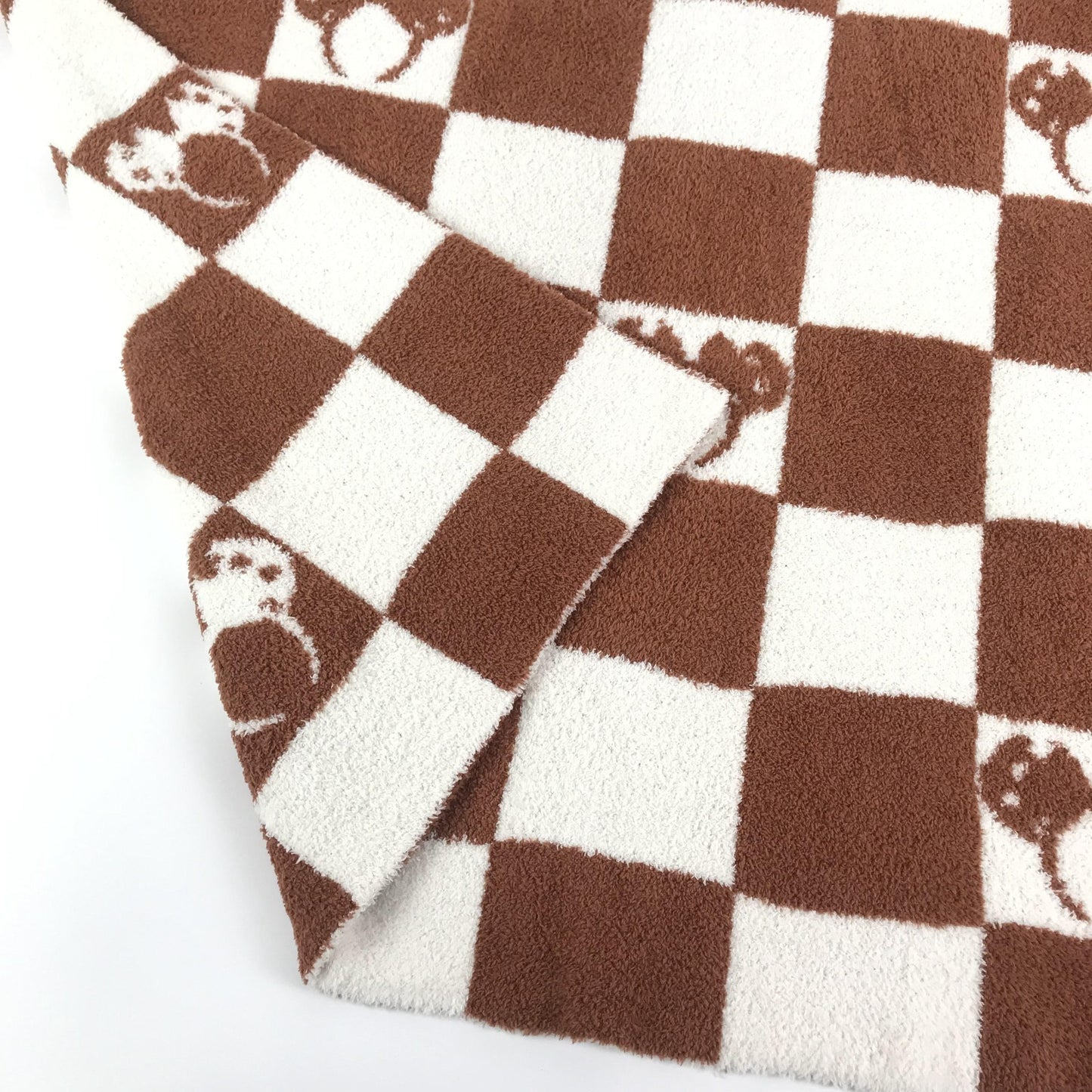 Checkered Knit Blanket